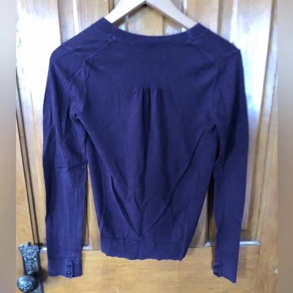 GAP Purple Button-Up Cardigan - Picture 2 of 11